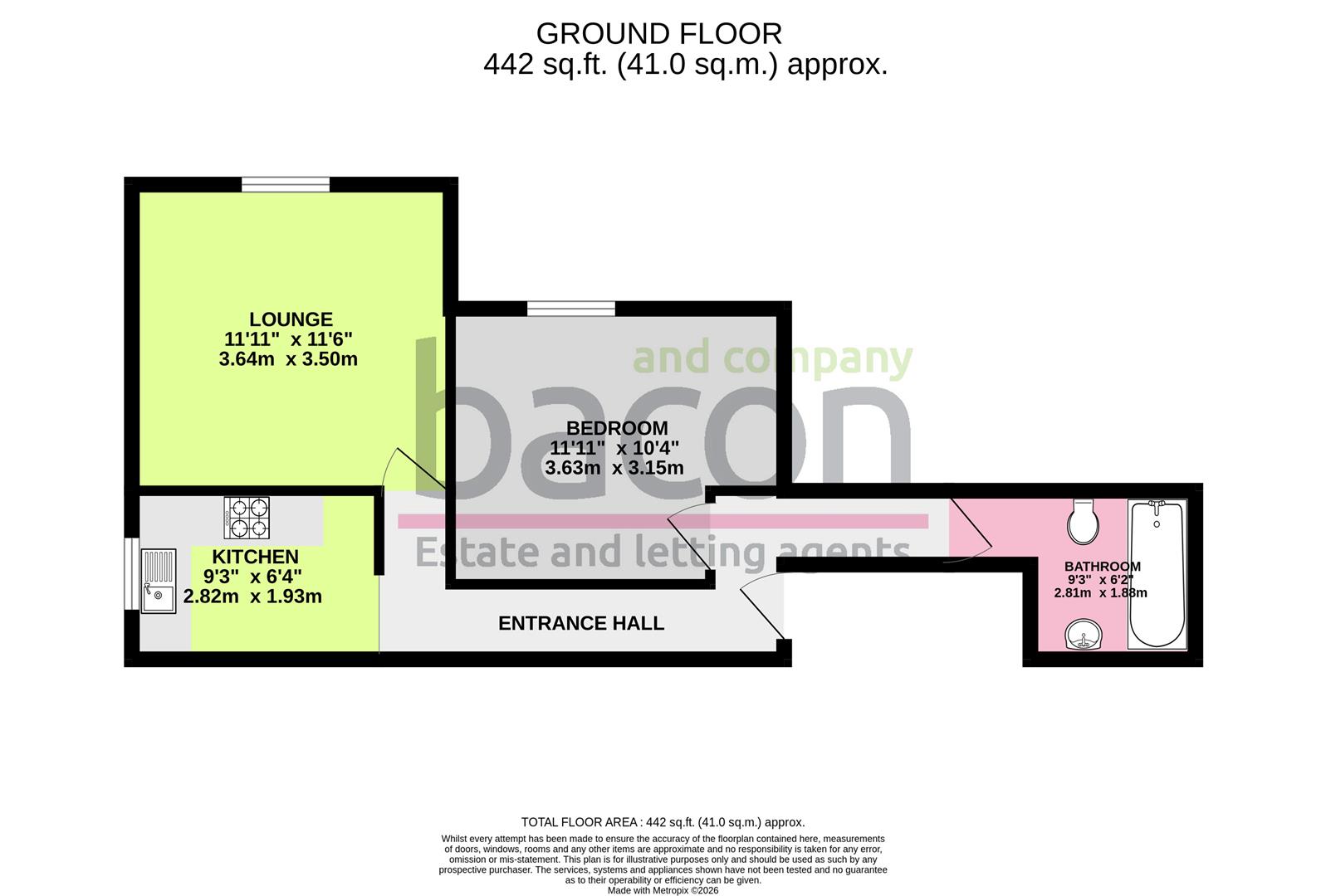 Floor Plan | Flat | St Thomas's Court, 82-84 St Lawrence Avenue, Worthing | For Sale